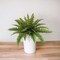 2-Pack: UV-Resistant Boston Fern Plants, 28" Wide with 27 Silk Fronds - Perfect for Indoor & Outdoor Decor, Floral Home by Artificial Flowers
